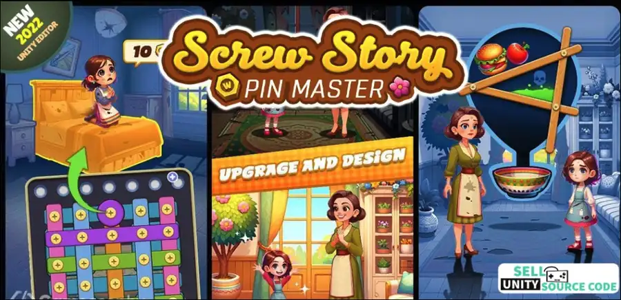 Screw Wrench Jam – Puzzle game SellUnitySourceCode screenshot 2
