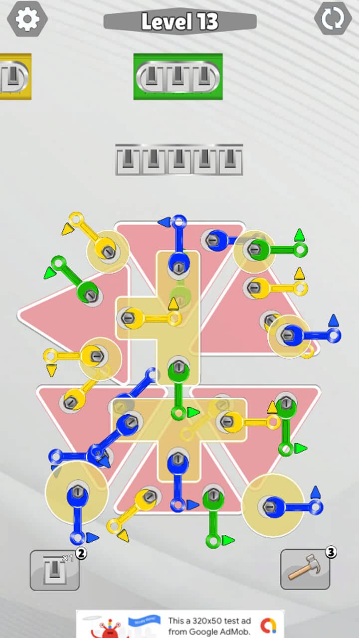 Screw Wrench Jam – Puzzle game Unity Source Code