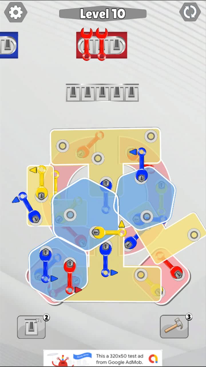 Screw Wrench Jam – Puzzle game Unity Source Code screenshot 3