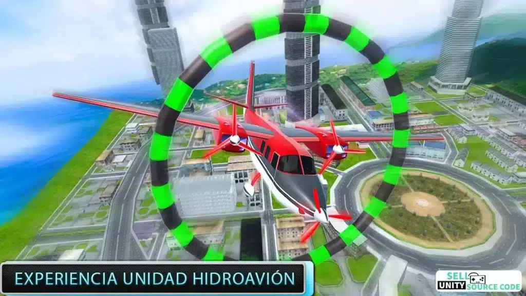 Sea Plane Flying Simulator SellUnitySourceCode screenshot 2