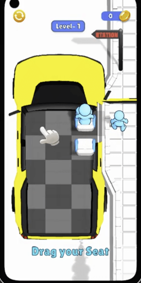 Seat Away – Puzzle Game  Unity Source Code screenshot 2