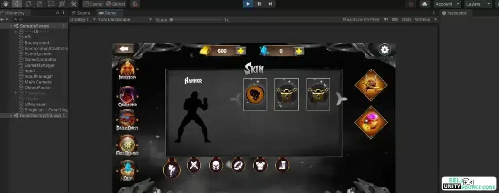 Shadow War Fighting SellUnitySourceCode screenshot 2