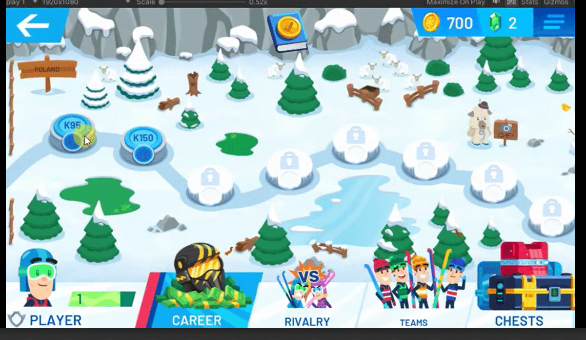 Ski Jump Challenge – Unity Source Code screenshot 4