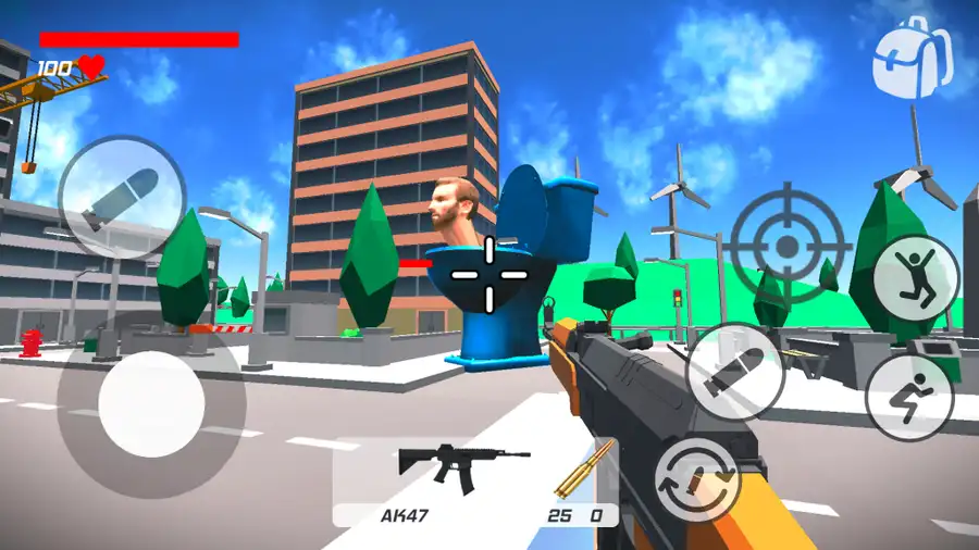 Skibidi Toilet Shooting Trending Game SellUnitySourceCode screenshot 2