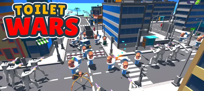 Skibidi Toilet Wars : Shooting Trending Game SellUnitySourceCode
