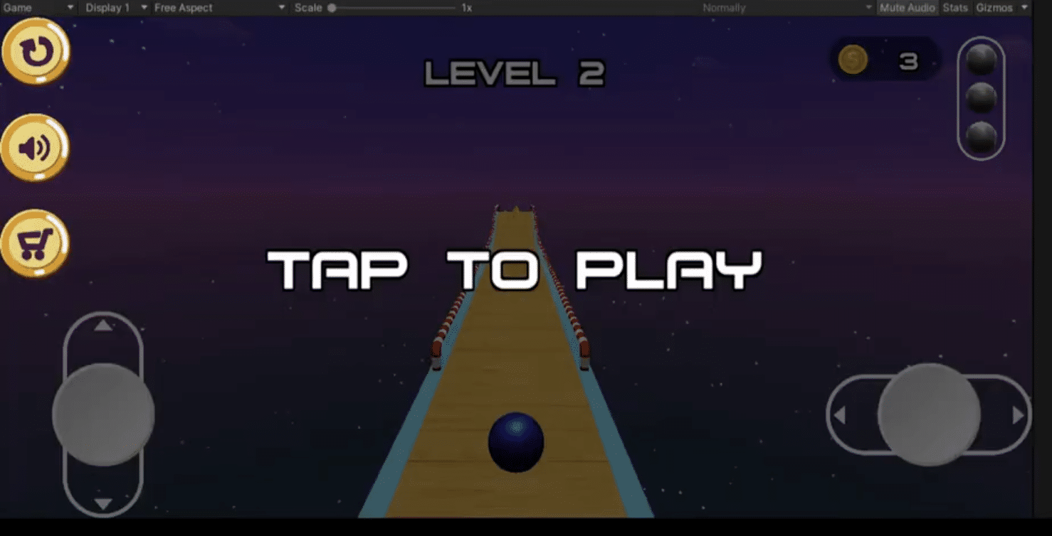 Sky Rolling Ball – Unity Source Code