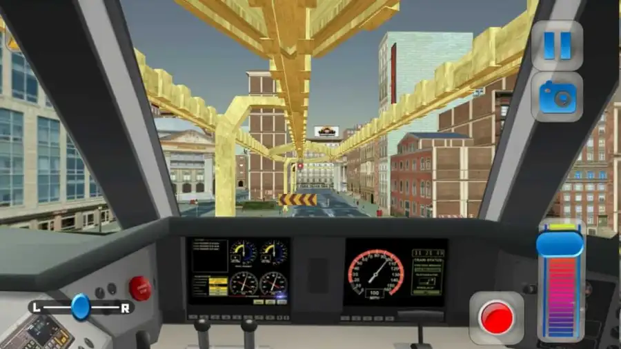 Sky Train Simulator : Euro Elevated Train Driving SellUnitySourceCode screenshot 2