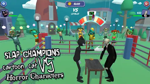 Slap Cartoon Cat Champ SellUnitySourceCode