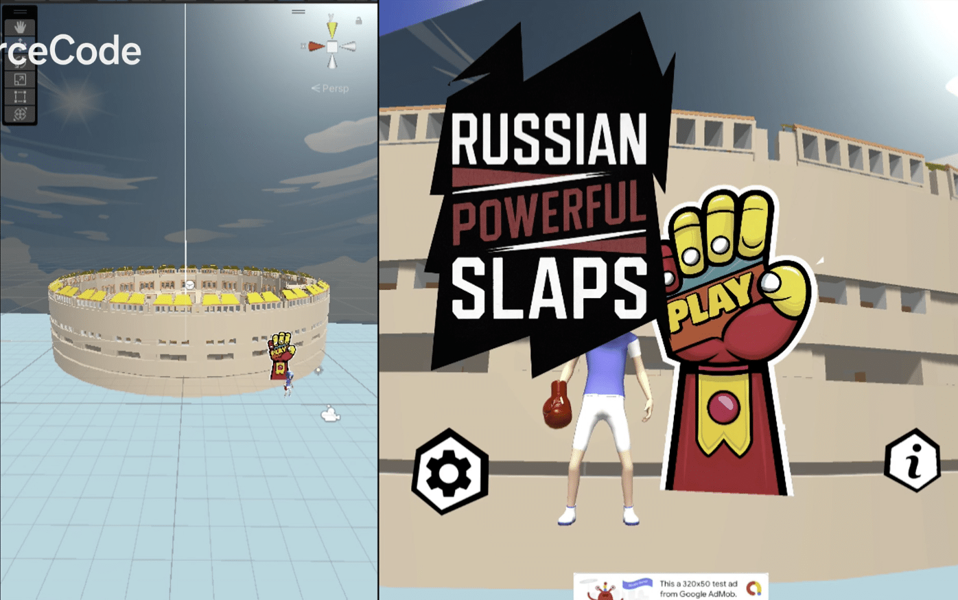 Slap Rusian unity Sourcecode screenshot 2