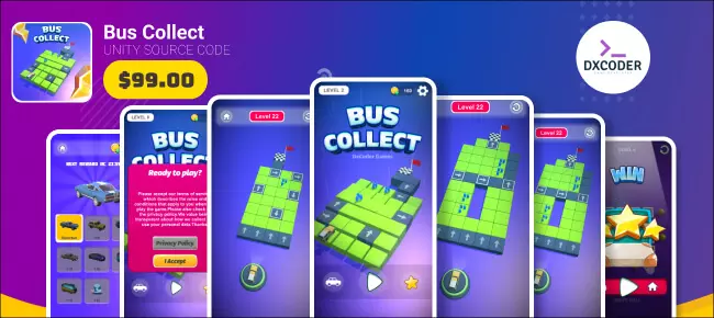 Smart Bus Merge Mania – SellUnitySourceCode.com