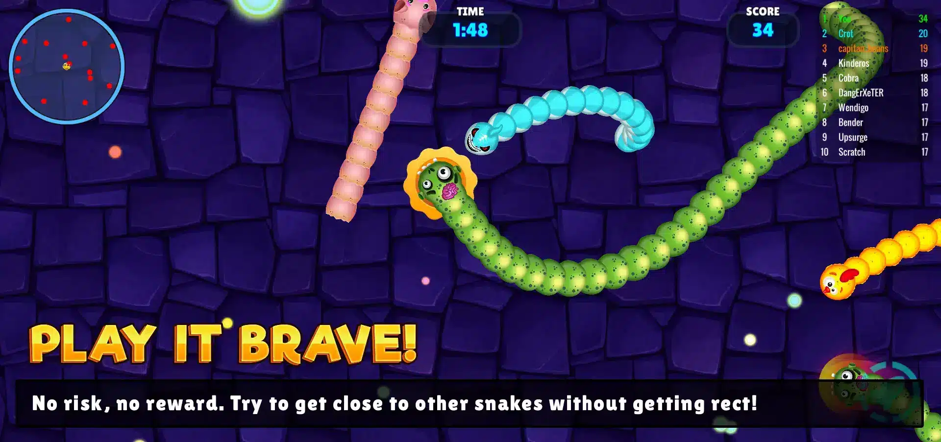Snake Warz IO Unity Template – Full Game Project for Sale screenshot 2