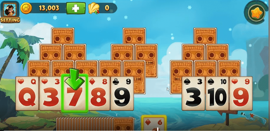 Solitaire Adv TriPeaks – Unity Source Code screenshot 2