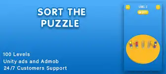 Sort the ball puzzle SellUnitySourceCode  screenshot 2