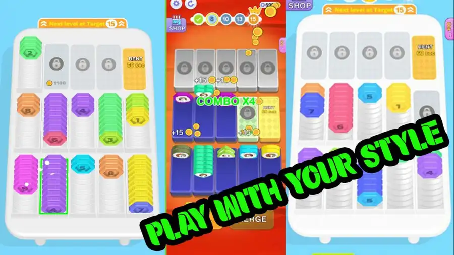 Sort The Coin – Unity Project screenshot 2