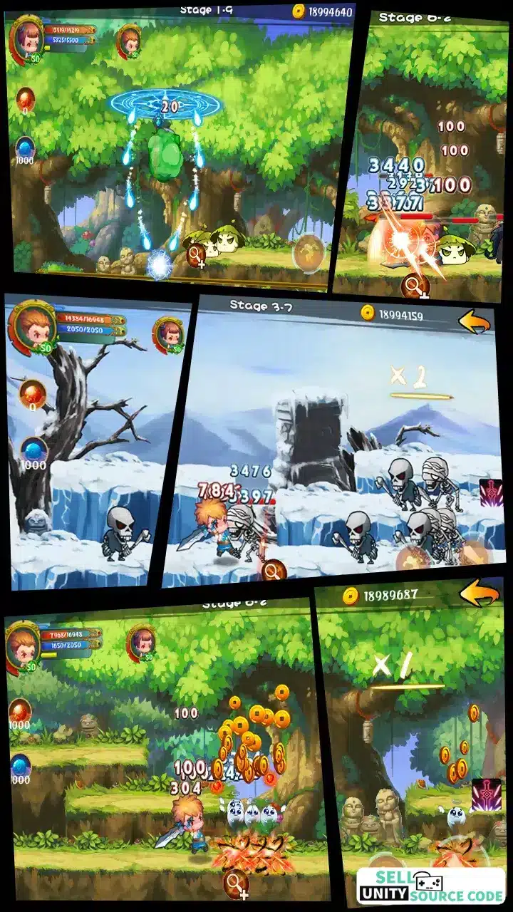 Soul Warriors: Heroes War SellUnitySourceCode screenshot 4