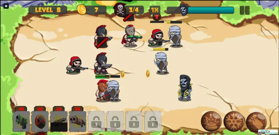 Spartan Defense SellUnitySourceCode screenshot 5
