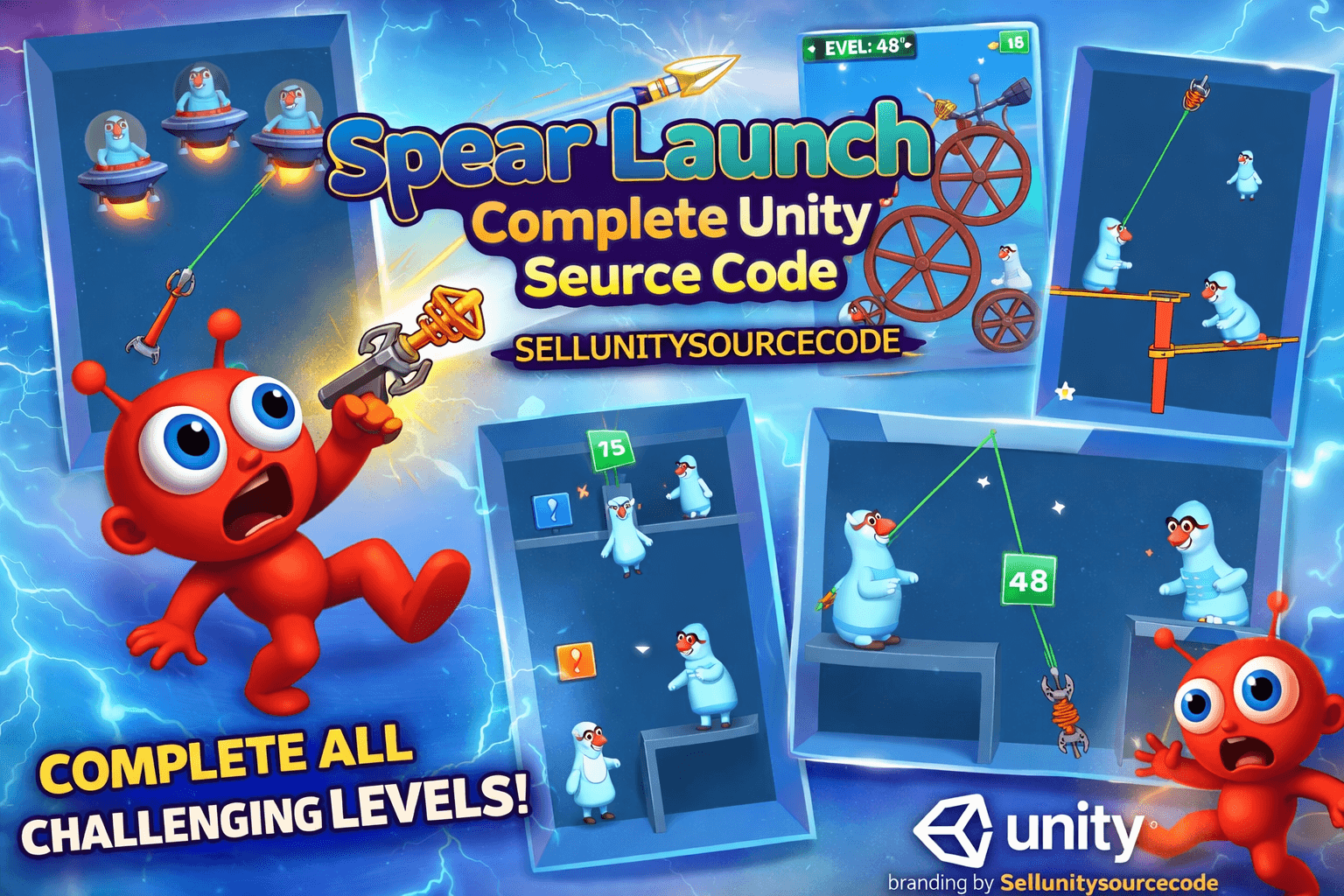 Spear Launch Complete Unity Source Code
