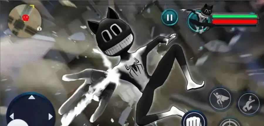 Spider Cartoon Cat SellUnitySourceCode screenshot 4