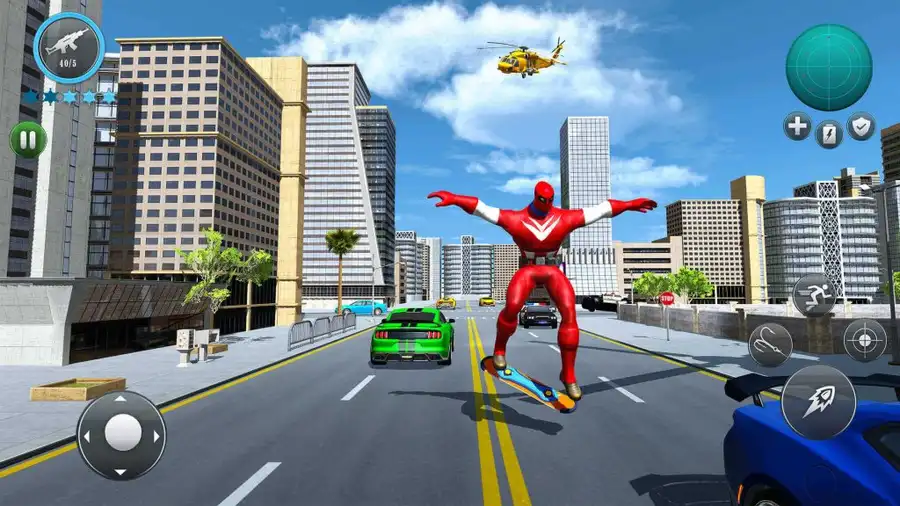 Spider Games: Flying Super Hero – Open World Rope Hero Crime Game | SellUnitySourceCode
