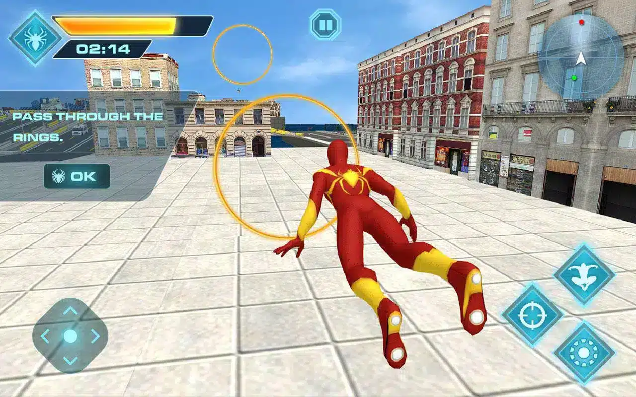 Spider Hero Flying Iron Adventure SellUnitySourceCode