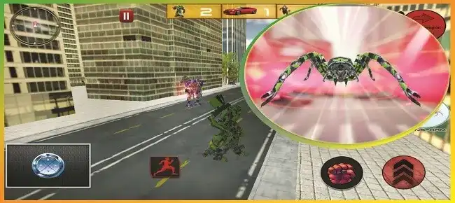 Spider Robot Transformation Game : Spider Robot SellUnitySourceCode