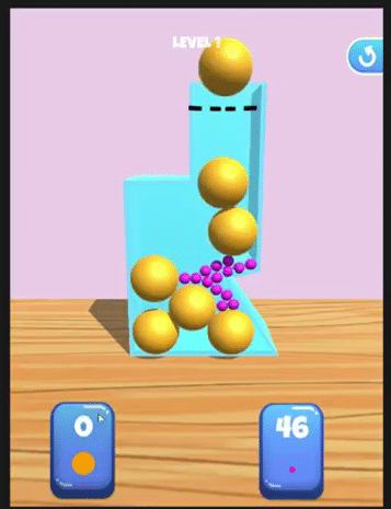 Squeezing Fit Ball Unity Game screenshot 3