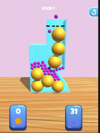 Squeezing Fit Ball Unity Game screenshot 4