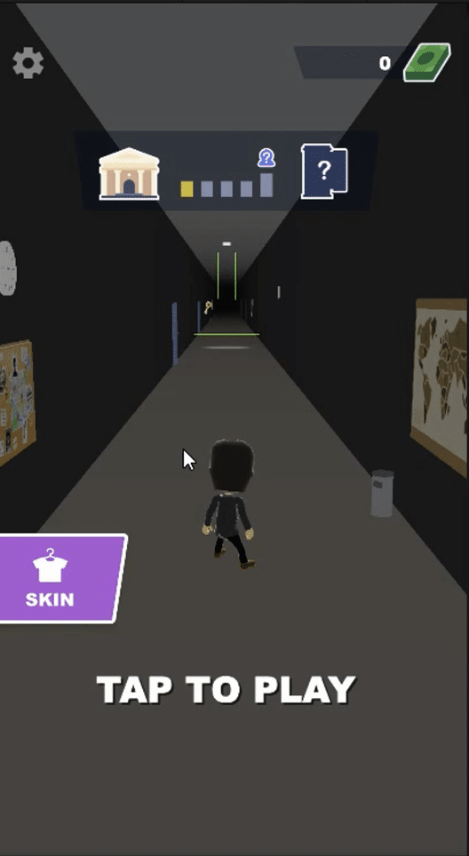 Stealth Runner / Dodge Agent – Mobile Unity Template