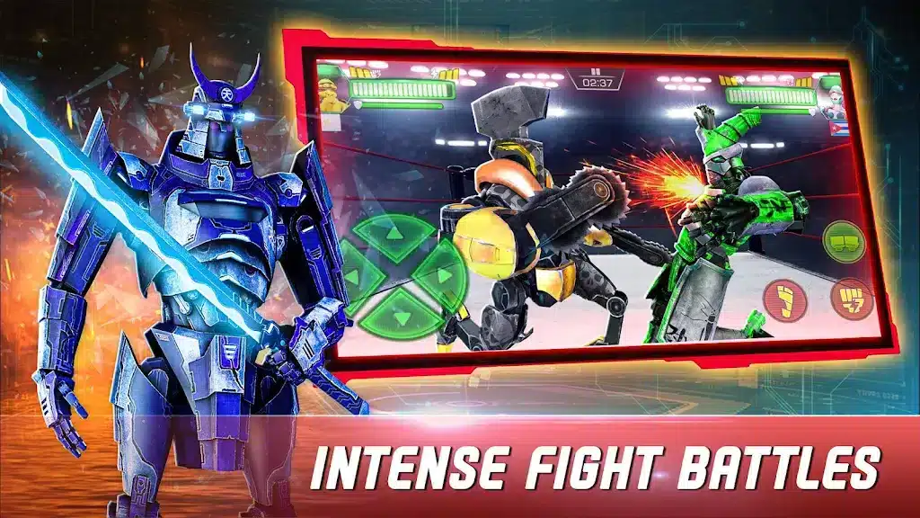 Steel Robot Fighting & Boxing SellUnitySourceCode