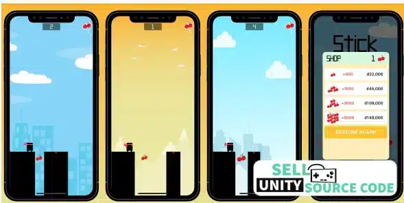 Stick Hero - IOS Game SpriteKit Swift 5 SellUnitySourceCode