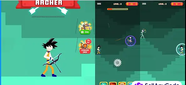 Stick Z Bow - Super Stickman Legend -SellUnitySourceCode