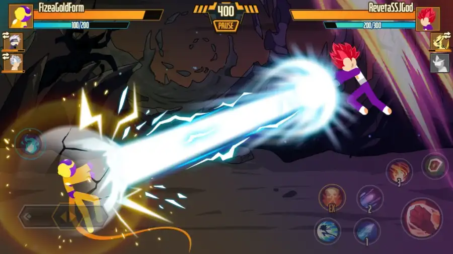 Stickman Dragon Fight - SellUnitySourceCode screenshot 3