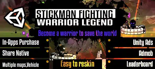 Stickman Shooting- Dead Or Alive SellUnitySourceCode screenshot 2