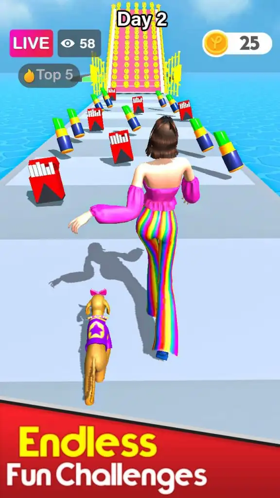 Streamer Runner Rush 3D – New Top Trending Game SellUnitySourceCode screenshot 5