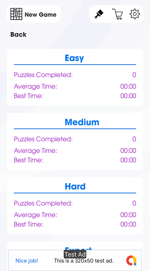 Sudoku Puzzle - Unity Template Project screenshot 2
