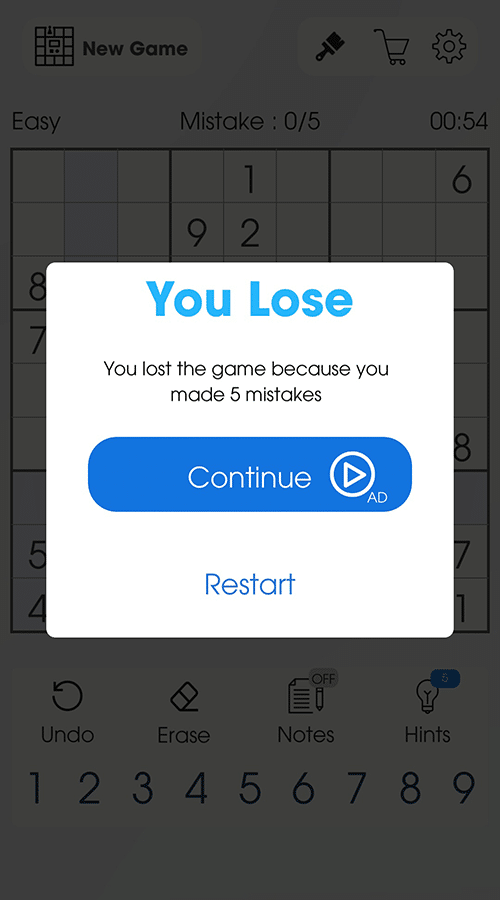 Sudoku Puzzle - Unity Template Project screenshot 3