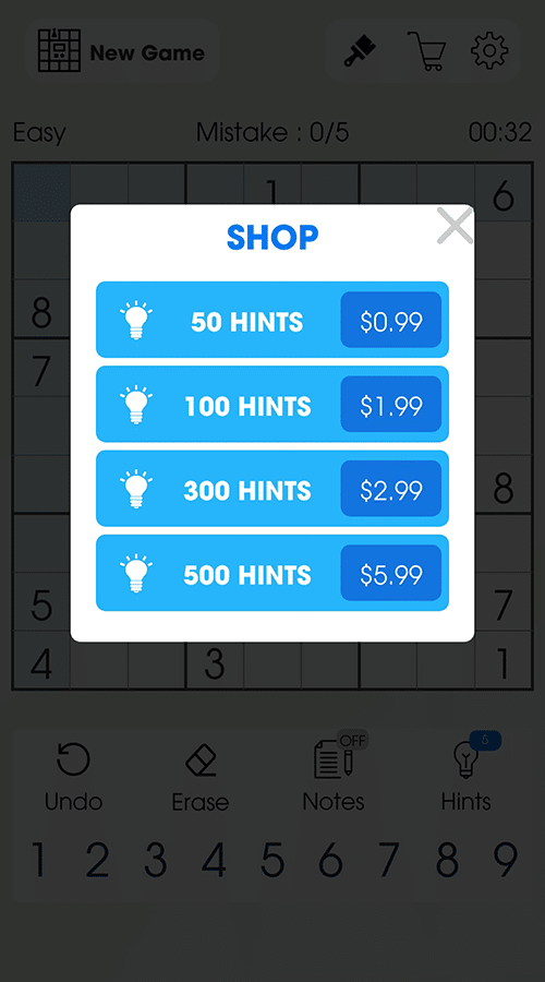 Sudoku Puzzle - Unity Template Project screenshot 5