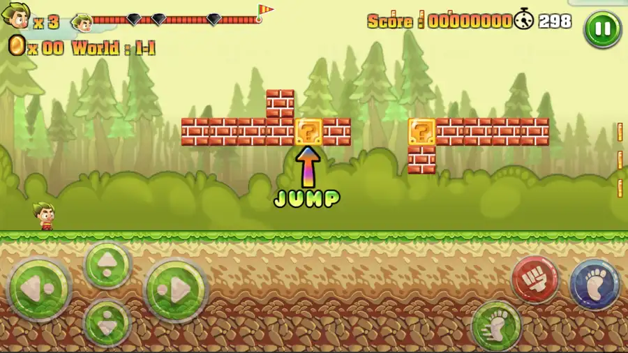 Super Jungle Run Adventure (Mario Style) SellUnitySourceCode