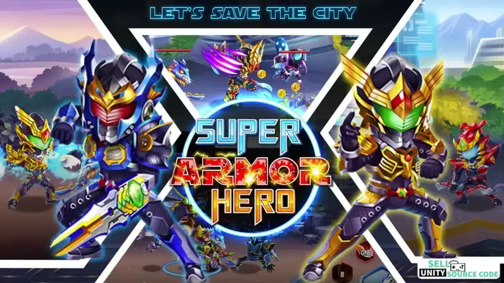 Superhero Armor SellUnitySourceCode