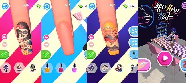 Superhero Nail Salon SellUnitySourceCode