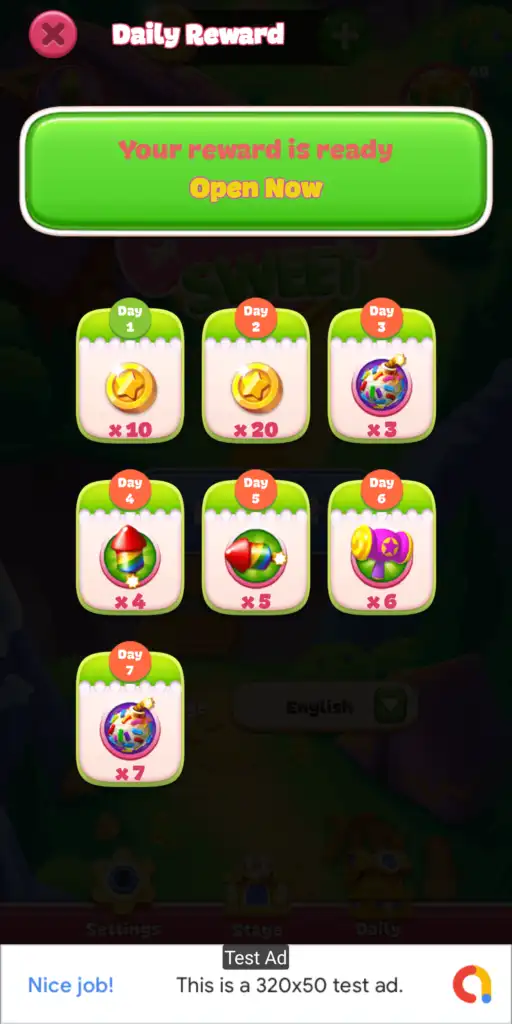 Sweet Candy Match 3 Game SellUnitySourceCode  screenshot 4