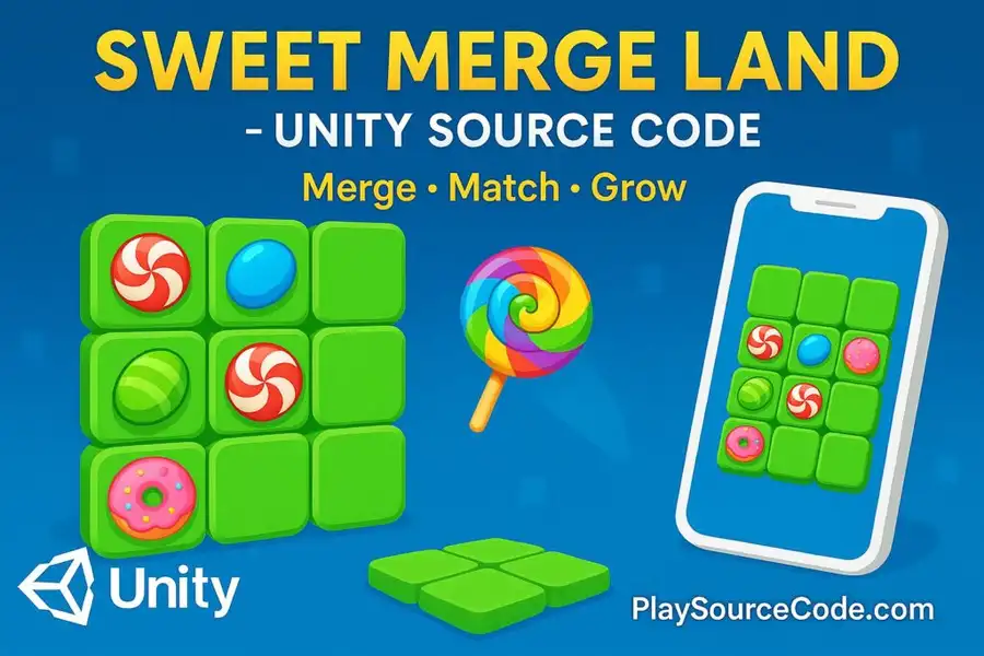 Sweet Merge Land unity source code