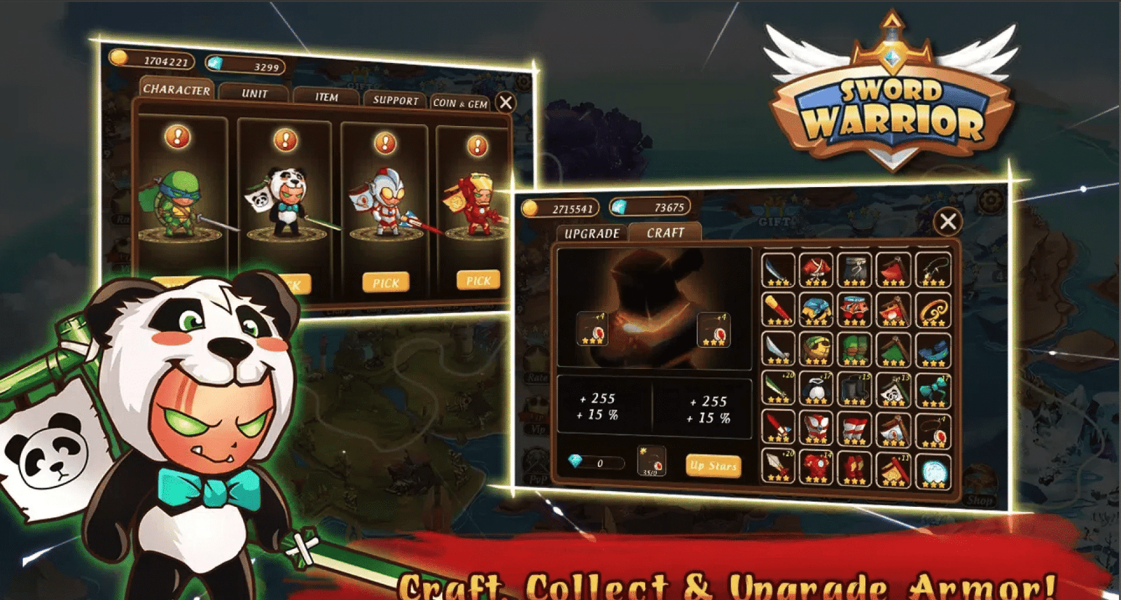 Sword Warrior: Epic Hack & Slash Action RPG Unity Source Code (Offline) screenshot 3