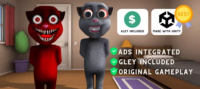 Talking Juan Scary Unity Game Talking Tom Clone SellUnitySourceCode screenshot 2