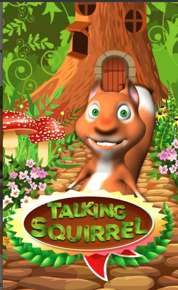 Talking Squirrel – Fun Virtual Pet Game for Kids screenshot 2