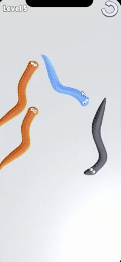 Tangled Snakes – Hyper Casual Game | Unity Source Code screenshot 4