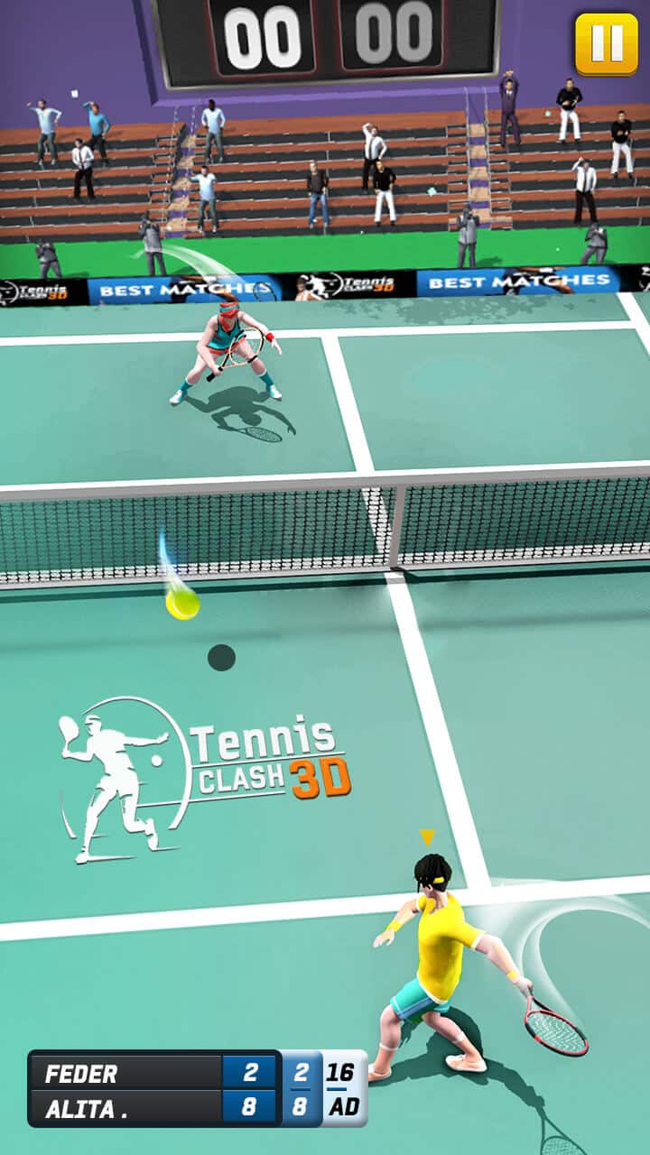 Tennis Game 3D Unity Source Code screenshot 2