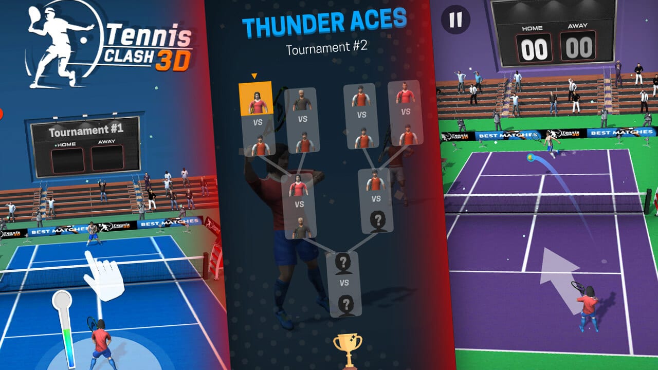 Tennis Game 3D Unity Source Code screenshot 3