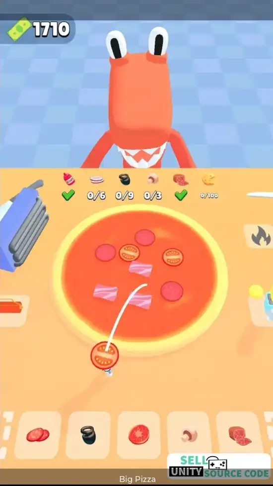 Testy Big Pizza – Cooking Simulator Game 2025 Complete Unity Projects - SellUnitySourceCode.com screenshot 2