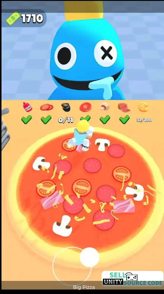 Testy Big Pizza – Cooking Simulator Game 2025 Complete Unity Projects - SellUnitySourceCode.com screenshot 4